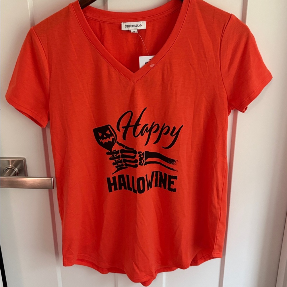 Orange Halloween Graphic Tee